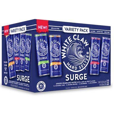 White Claw Surge Variety Pack 12 Pack 12oz Can