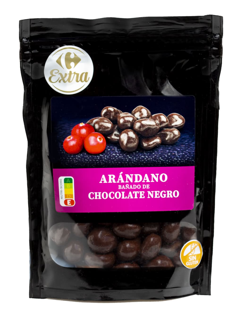 Arándano bañado · Carrefour Extra - Chocolate Negro (150 g)