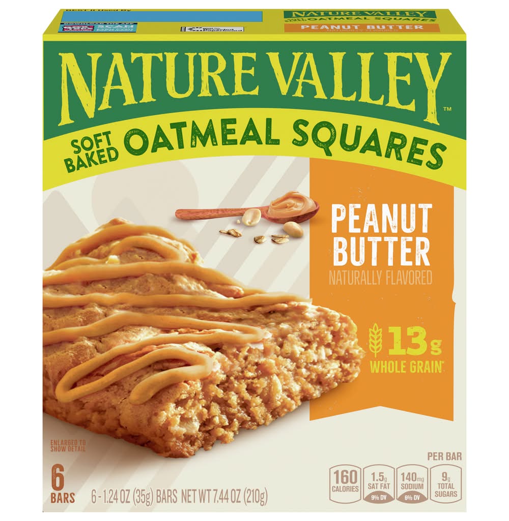 Nature Valley Peanut Butter Oatmeal Squares (7.4 oz)