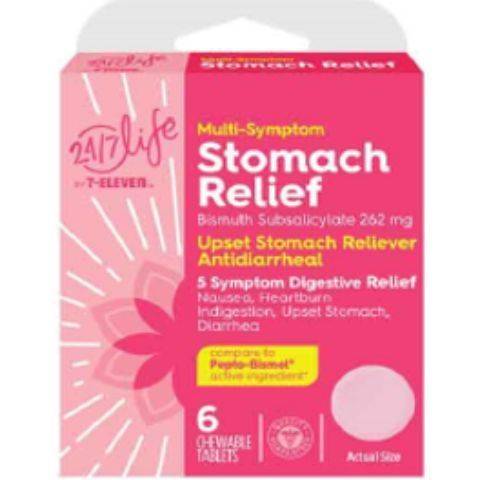 24/7 Life Stomach Relief 6 Count
