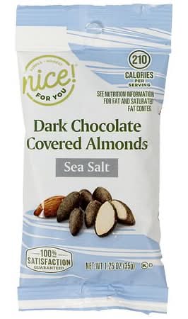 Nice! Dark Chocolate Almonds With Sea Salt (1.25 oz)