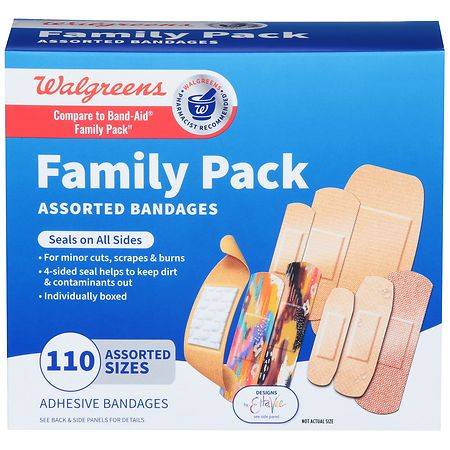 Walgreens Family pack Assorted Bandages Assorted
