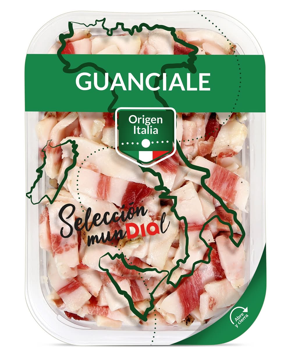 Guanciale Dia Selección Mundial Bandeja 100 G