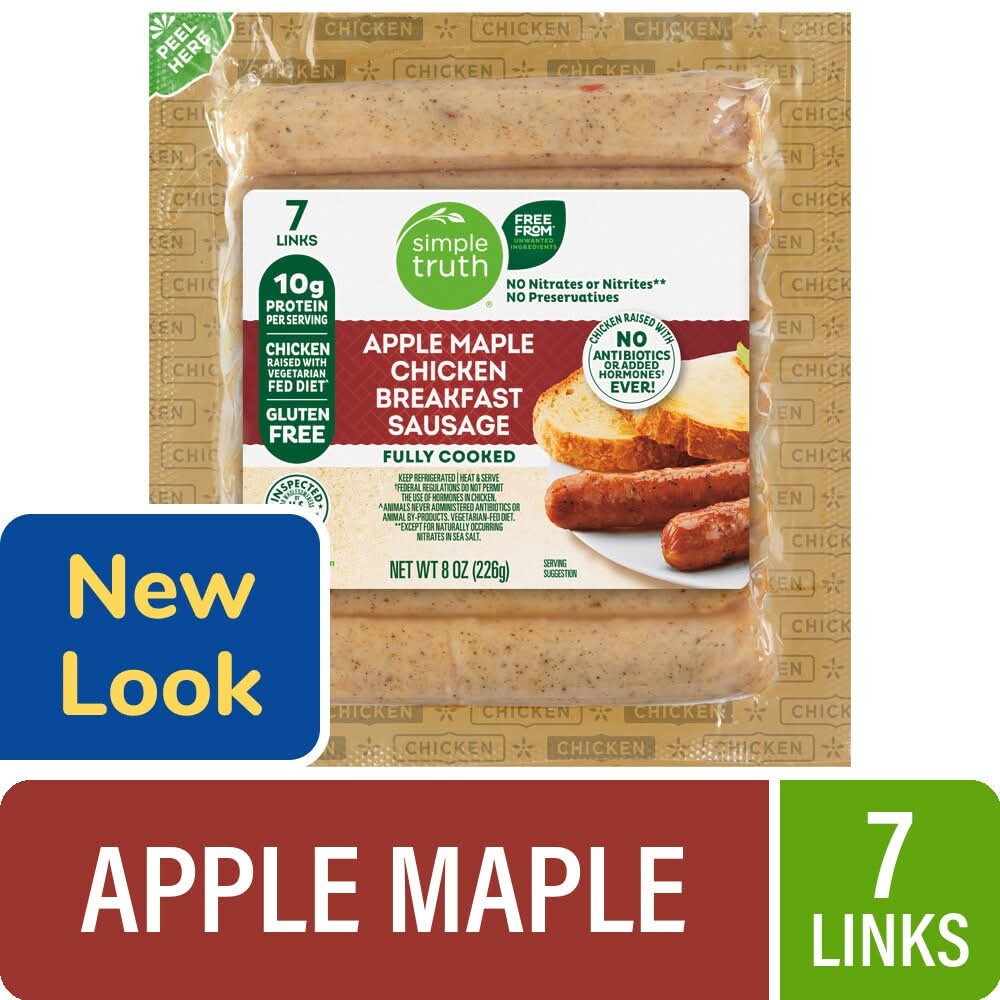 Simple Truth® Apple Maple Chicken Breakfast Sausage