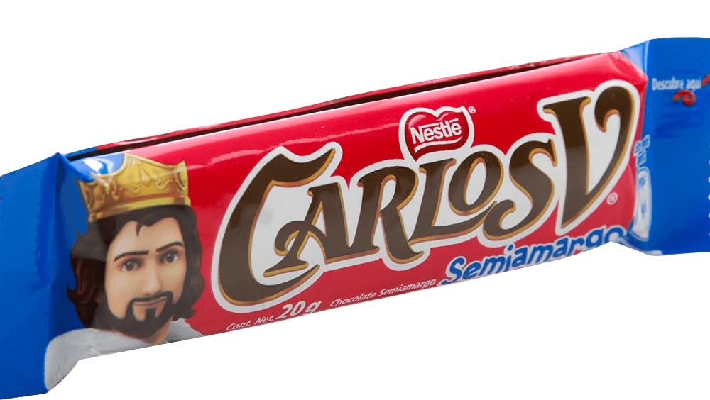 Nestlé · Carlos v chocolate semiamargo (20 g)