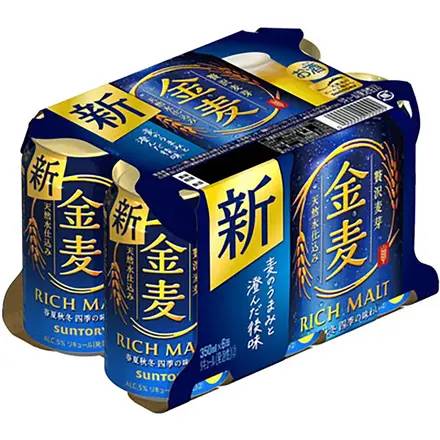 サントリー 金麦 (350mL x 6)