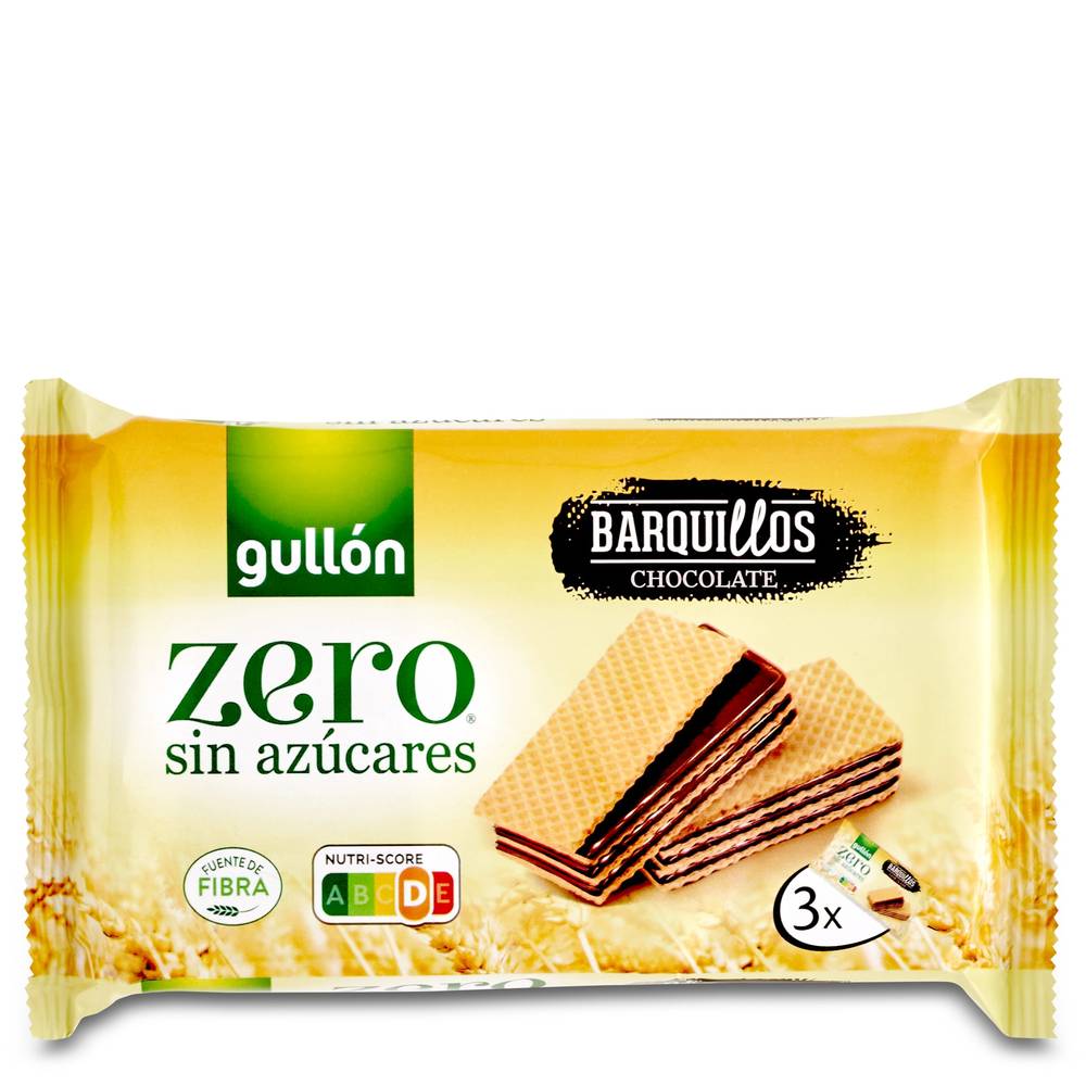 Barquillos De Chocolate Sin Azúcares Gullón Caja 180 G