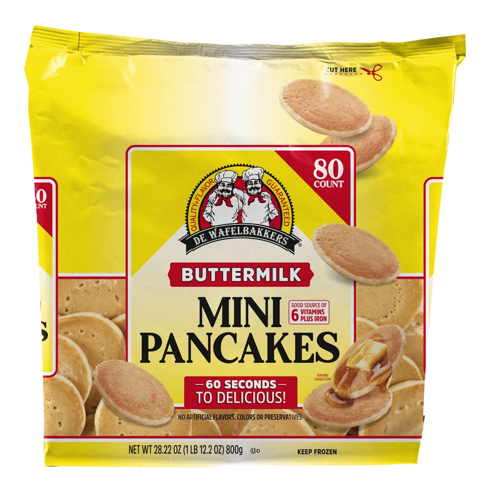 De Wafelbakkers Buttermilk Mini Pancakes (12.2 oz)