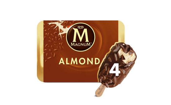 Magnum 4 Almond Ice Creams 4x100ml