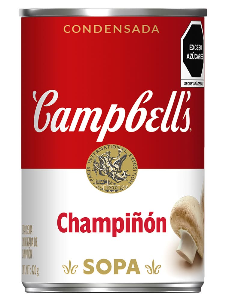 Campbell's · Sopa crema de champiñones condensada (420 g)
