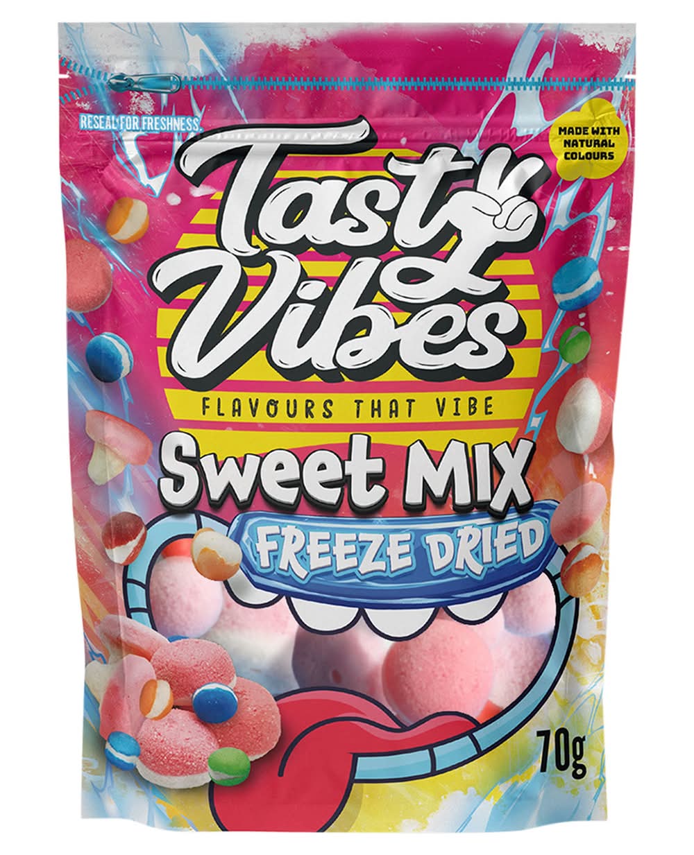 Tasty Vibes 70g Sweet Mix Freeze Dried Candy