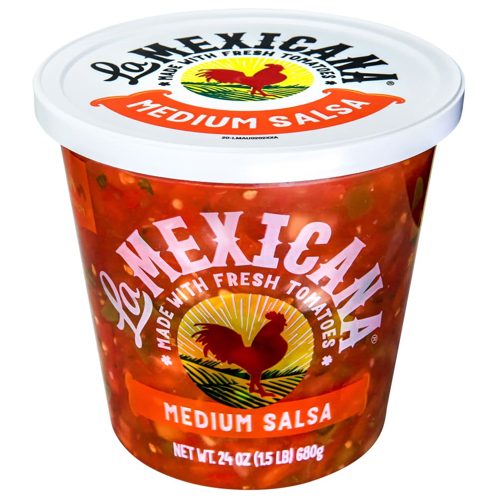 La Mexicana Authentic Farm Fresh Medium Salsa (24 oz)