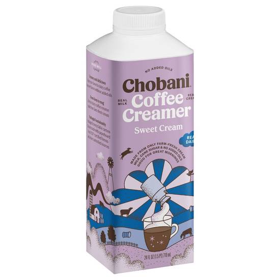 Sweet Cream Coffee Creamer Chobani 24 fl oz
