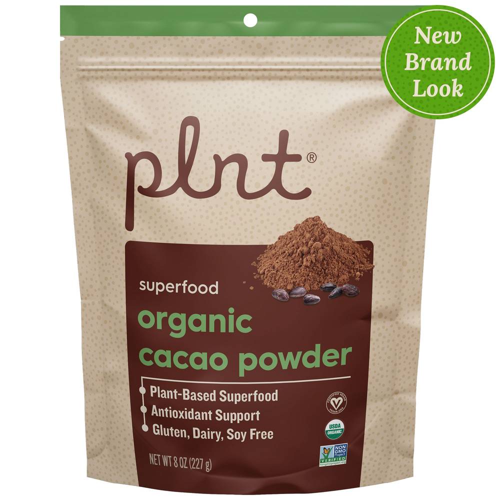 Organic Cacao Powder – Plant-Based Superfood – Antioxidant Support (8 Oz./45 Servings)