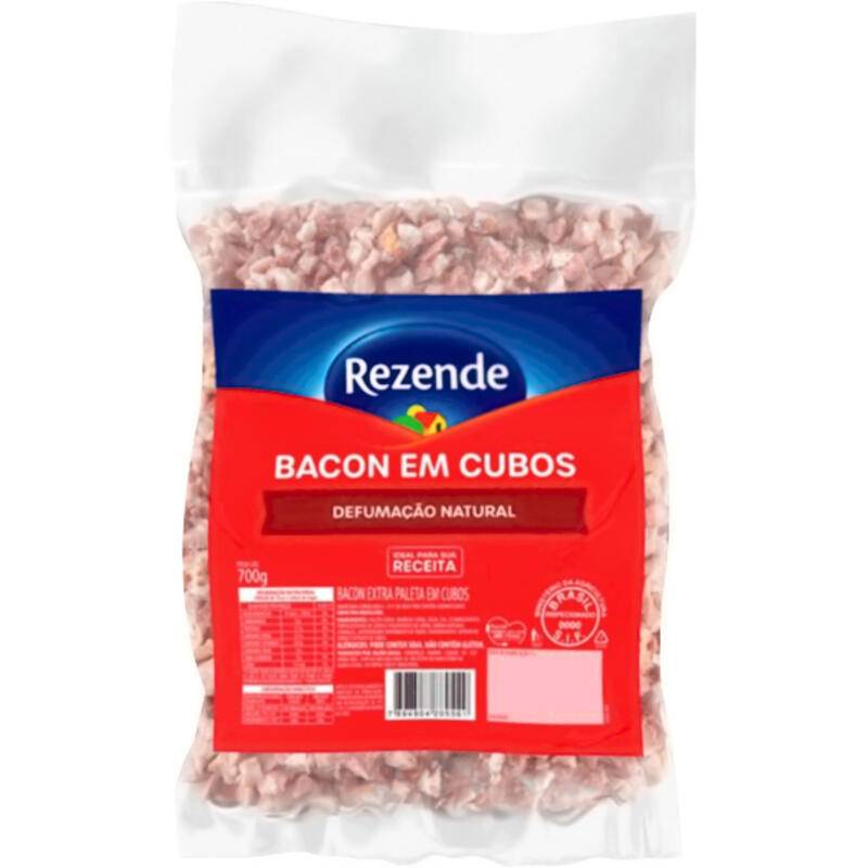 Rezende bacon suíno em cubos (700 g)