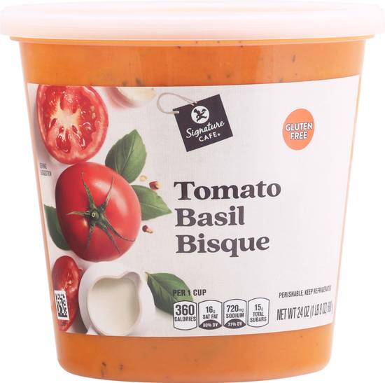 Signature Cafe Tomato Basil Bisque Soup (24 oz)