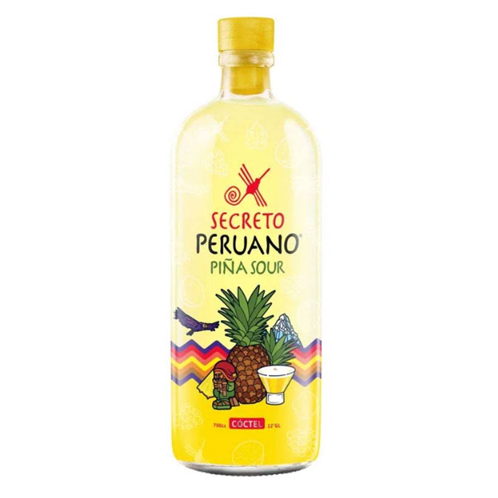 Secreto peruano cóctel sour piña (botella 700 ml)
