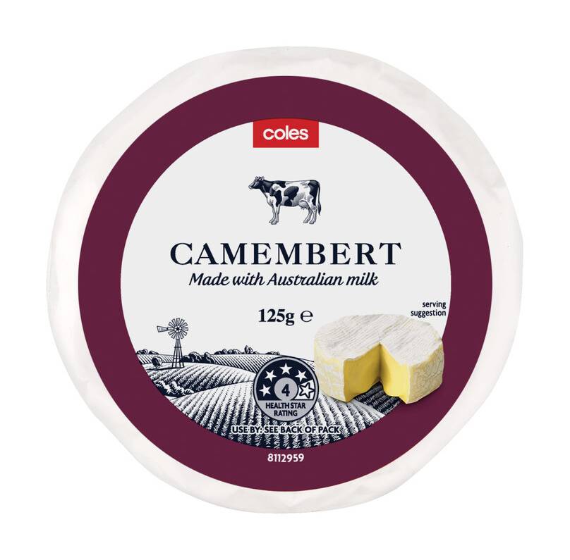 Coles Dairy Wrapped Camembert Cheese (125g)