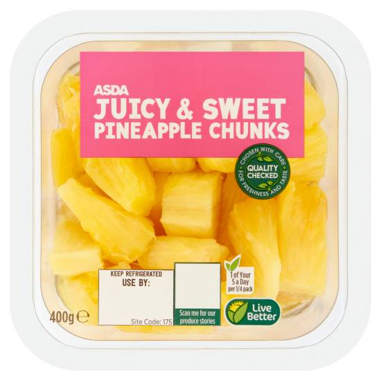 ASDA Juicy & Sweet Pineapple Chunks