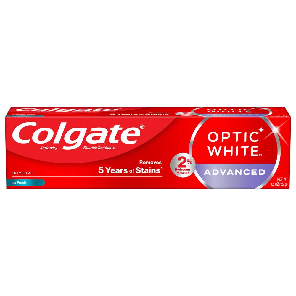 Colgate Optic White Advanced Icy Fresh Toothpaste (4.5 oz)