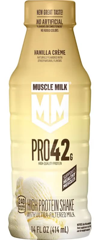 Muscle Milk Pro 42G High Protein Shake Vanilla Creme