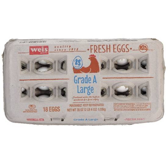 Weis Quality Grade a Eggs (large)