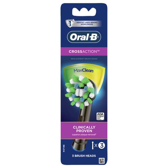 Oral-B Crossaction Electric Toothbrush Replacement Brush Heads