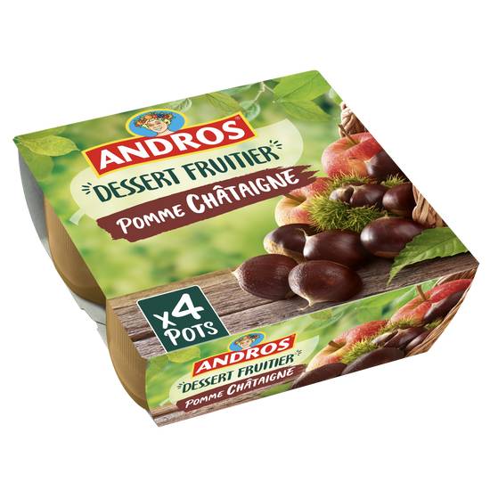 Andros - Compote dessert fruitier (pomme - châtaigne)