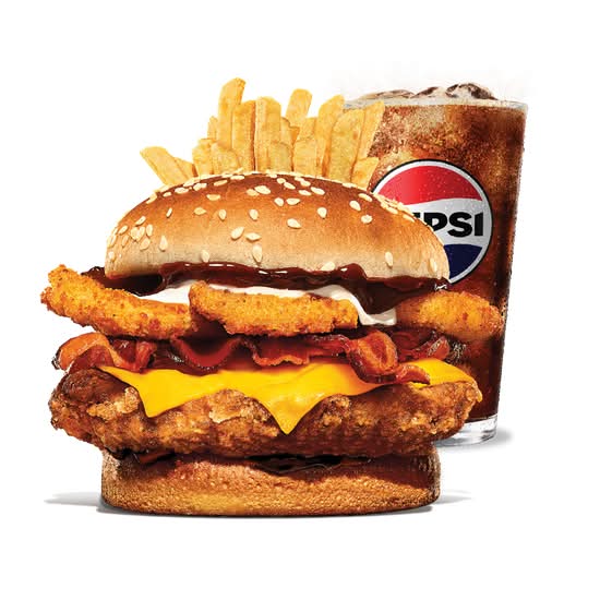 Texas BBQ Chicken Bacon King Meal