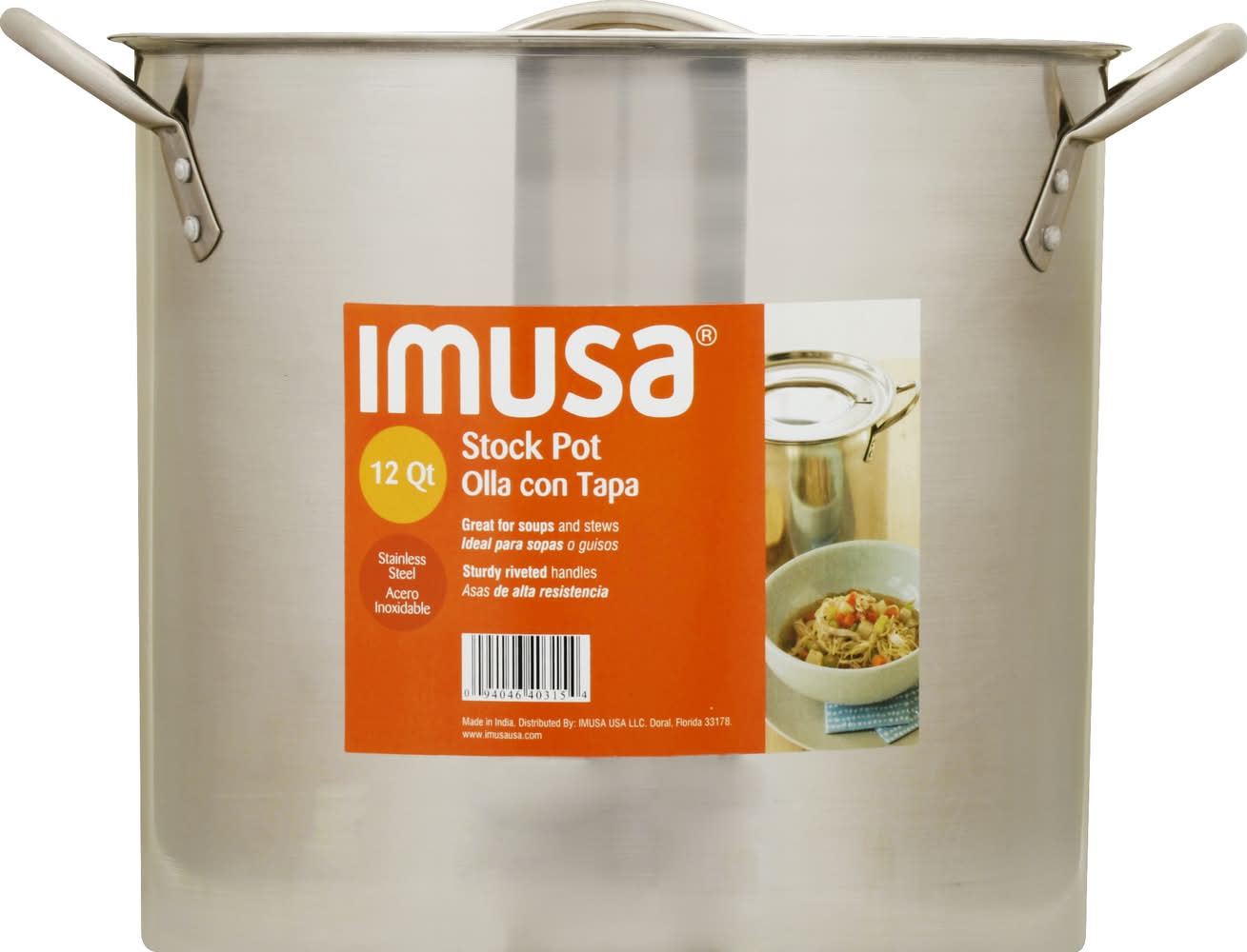 Imusa 12 Quart Stock Pot