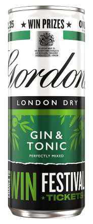 Gordon's London Dry Gin & Tonic (250ml)