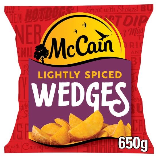 McCain Lightly Spiced Wedges (650g)