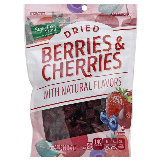 Signature Farms Dried Berries & Cherries (5 oz)