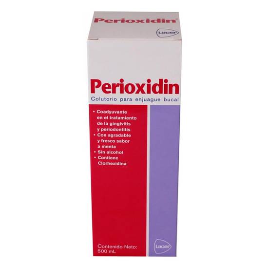 Perioxidin enjuague bucal clorhexidina 0.12% (botella 500 ml)
