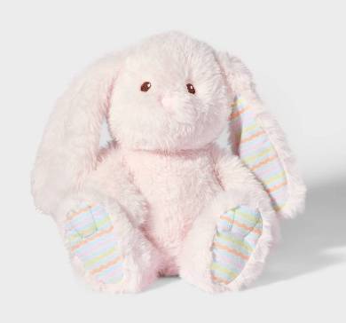 Gigglescape Bunny Stuffed Animal, 13 In, Pink