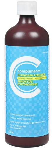 Compliments Peroxyde DHydrogène 473 Ml / Compliments Hydrogen Peroxide 473 ml