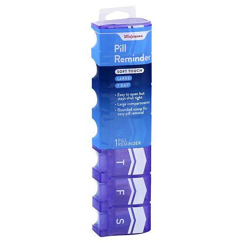 Walgreens 7-Day Pill Reminder with Soft Touch Large - 1.0 ea