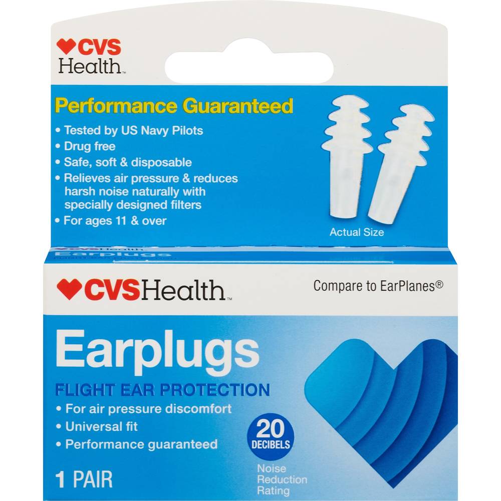 Cvs Health Ear Plugs, 1 Pair