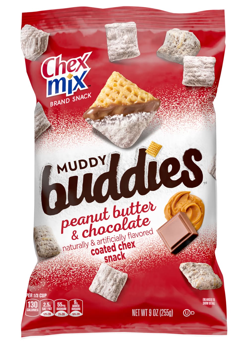 Chex Mix Snack Muddy Buddies, Peanut Butter-Chocolate (9 oz)