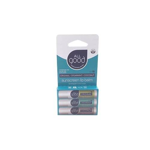 All Good Sunscreen Lip Balm Variety pack (0.1 oz)