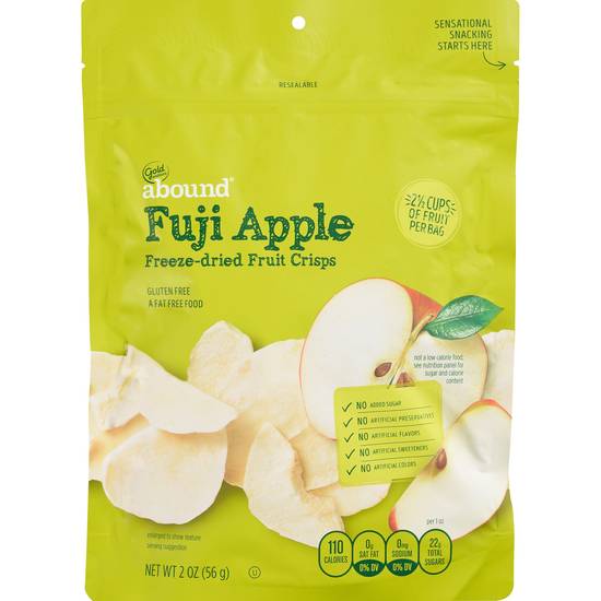 Gold Emblem Abound Freeze Dried Fuji Apple Fruit Crisps, 2 oz