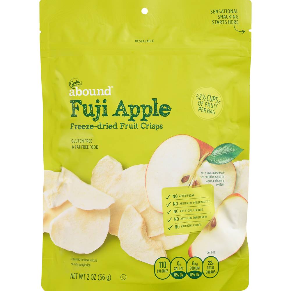 Abound Fuji Apple Dried Fruit (2 oz)