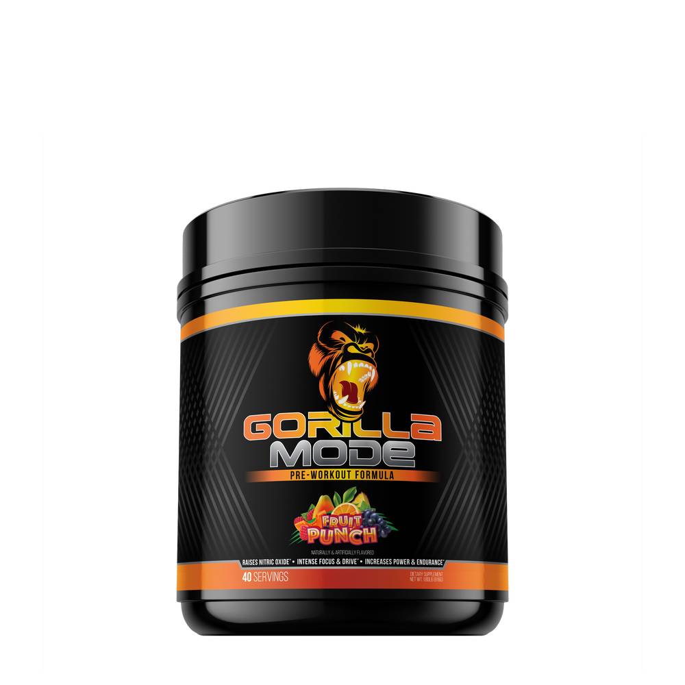 Gorilla Mind Pre-Workout Formula (fruit punch)