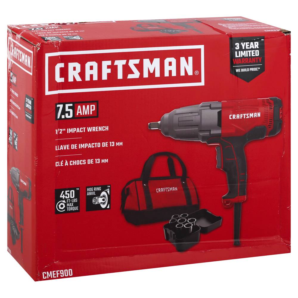 Craftsman 7.5 amp impact wrench sale