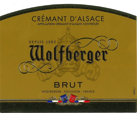 Wolfberger - Vin pétillant blanc crémant d'alsace (750 ml)