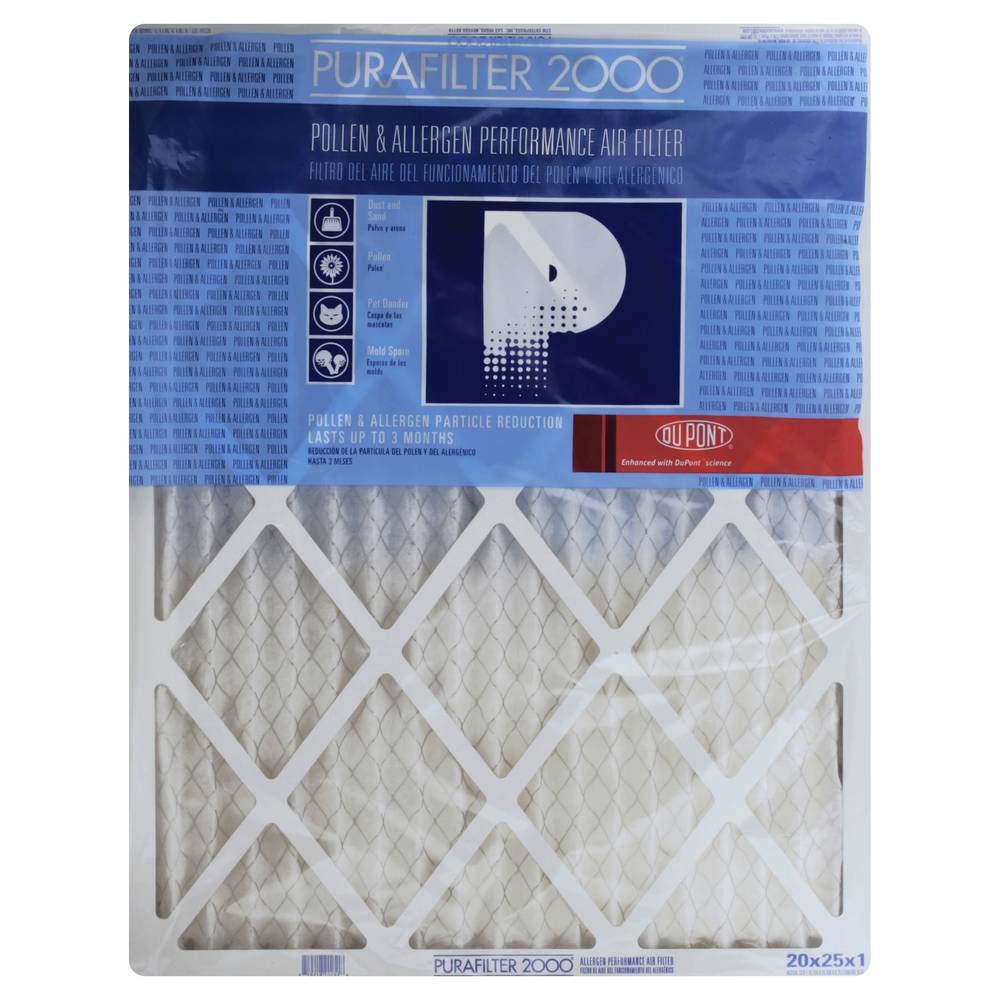 Purafilter 2000 Air Filters 20 X 25 X 1 (4 ct)