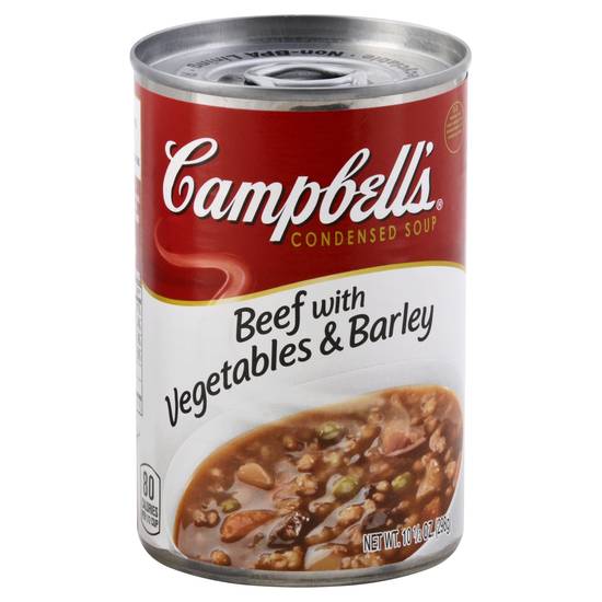 Campbell's Beef With Vegetables & Barley Soup