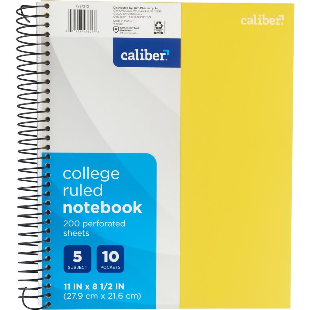 CVS Pharmacy Notebook, 27.9 cm*21.5 cm