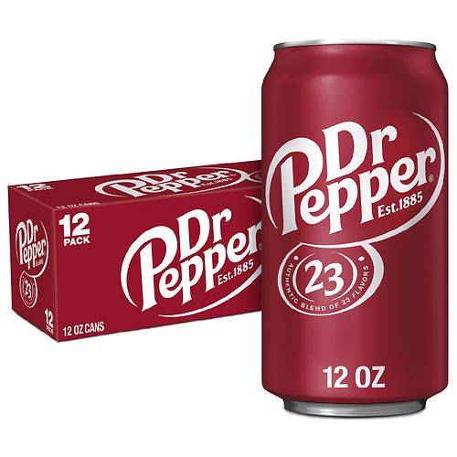 Order Dr Pepper Soda - 12.0 oz x 12 pack food online from Walgreens store, Danville on bringmethat.com