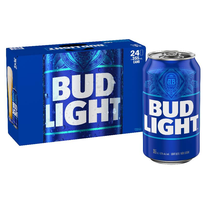 Bud Light  (24 Cans, 355ml)